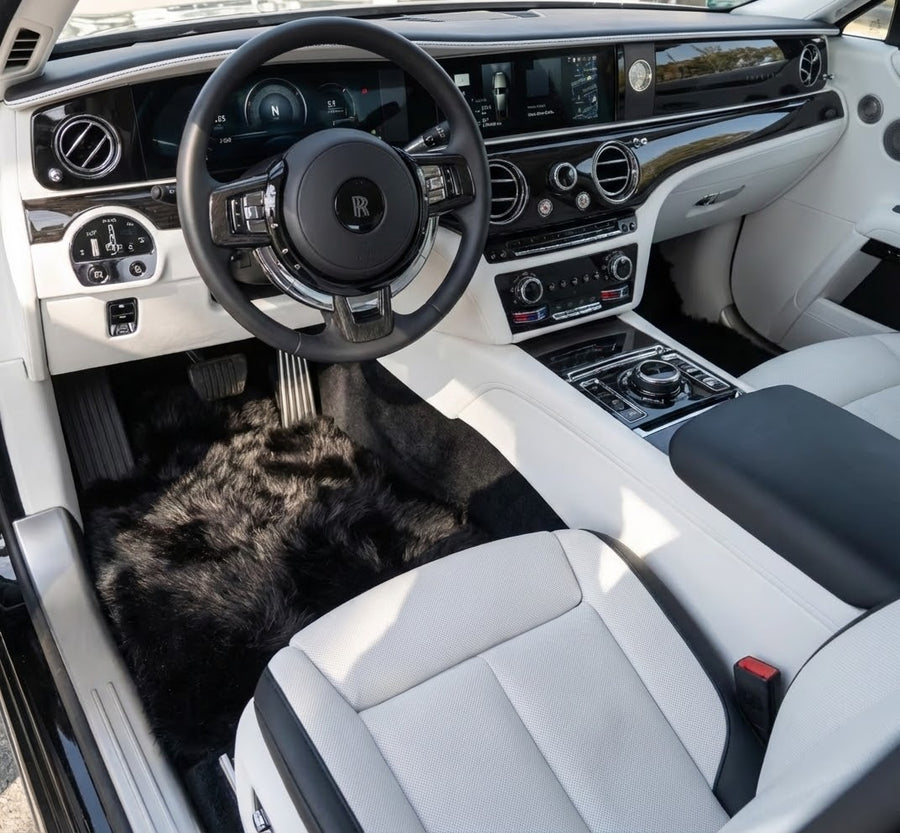 Dywaniki z owczej skóry do Rolls Royce Spectre (2023-2024) Marka ER56