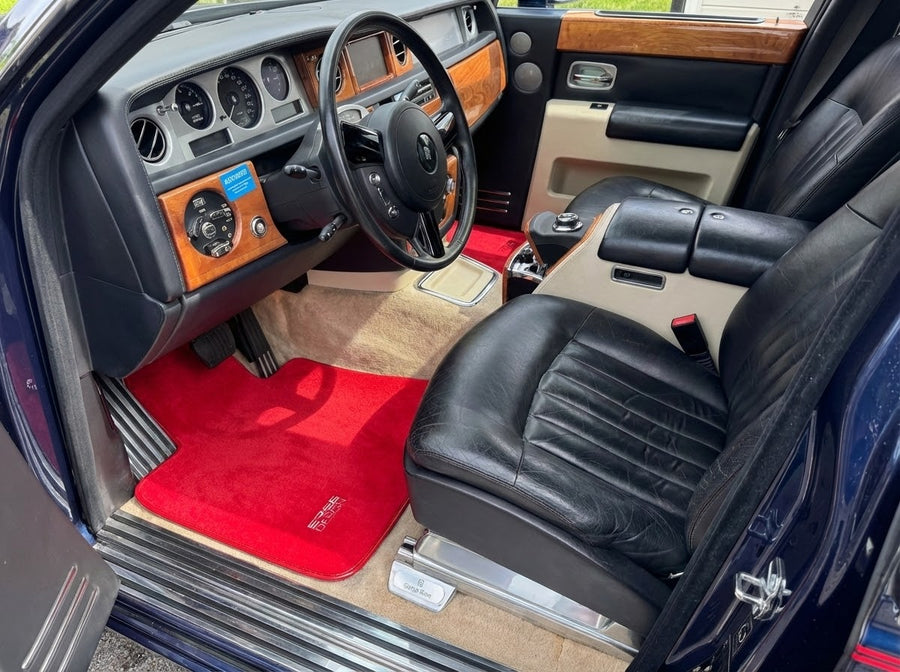 Floor Mats For Rolls Royce Phantom Drophead Coupe 2007–2016 Red Er56 Design