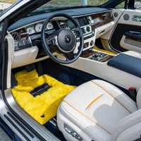 Żółte dywaniki wełniane do Rolls Royce Dawn (2016-2023) Projekt ER56