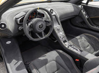 Customizable Floor Mats for McLaren 650S (2015-2018) Black Tailored Carpets with Carbon