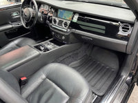 Skórzane dywaniki samochodowe do Rolls Royce Black Badge Ghost Serie I (2010–2020) Czarny