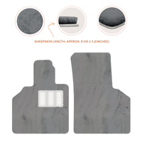Premium Sheepskin Floor Mats for Lamborghini Aventador (2012-2022)