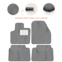 Luxury Sheepskin Floor Mats for Land Rover Discovery Sport (2015-2019)