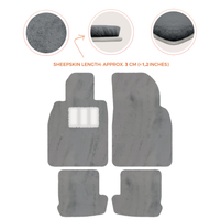 Premium Quality Sheepskin Floor Mats for Porsche 924 (1976-1988)