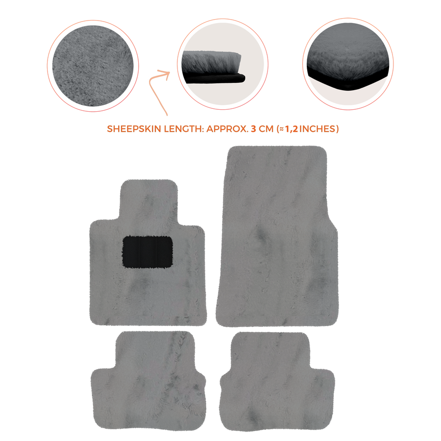 Premium Sheepskin Floor Mats for Rolls-Royce Cullinan (2018-2025)