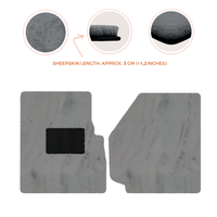 Premium Sheepskin Floor Mats for Land Rover Discovery (2004-2009)