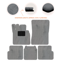 Premium Sheepskin Floor Mats for Ferrari 296 GTS (2022-2025)