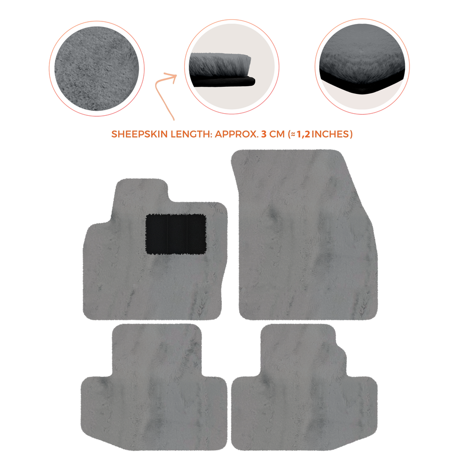 Luxury Sheepskin Floor Mats for Range Rover Sport L460 (2022-2024)