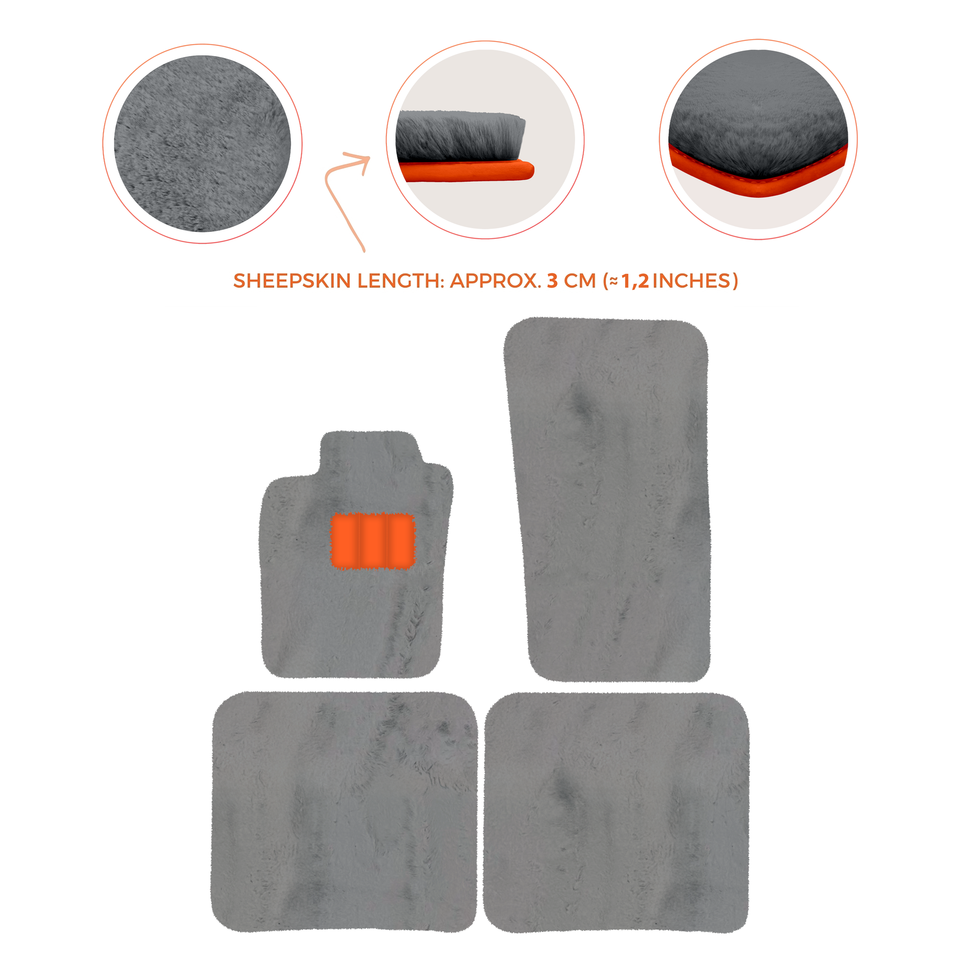 Premium Sheepskin Floor Mats for Bentley Bentayga (2015-2023)