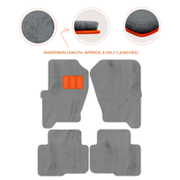 Premium Sheepskin Floor Mats for Land Rover Freelander (2007-2012)