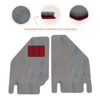 Premium Sheepskin Floor Mats for Ferrari Purosangue (2023-2024)