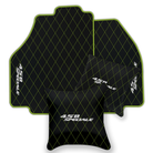 Premium Black Leather Floor Mats for Ferrari 296 GTS (2022-2025)