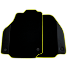 Custom Black Floor Mats for Ferrari 458 Spider (2012-2015) With Leather | Various Trim Colors