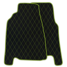 Premium Black Leather Floor Mats for Ferrari 458 Italia (2009-2015)