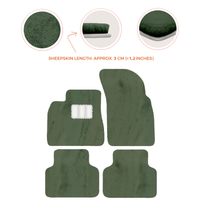 Premium Luxury Sheepskin Floor Mats for Bentley Bentayga 2015-2023