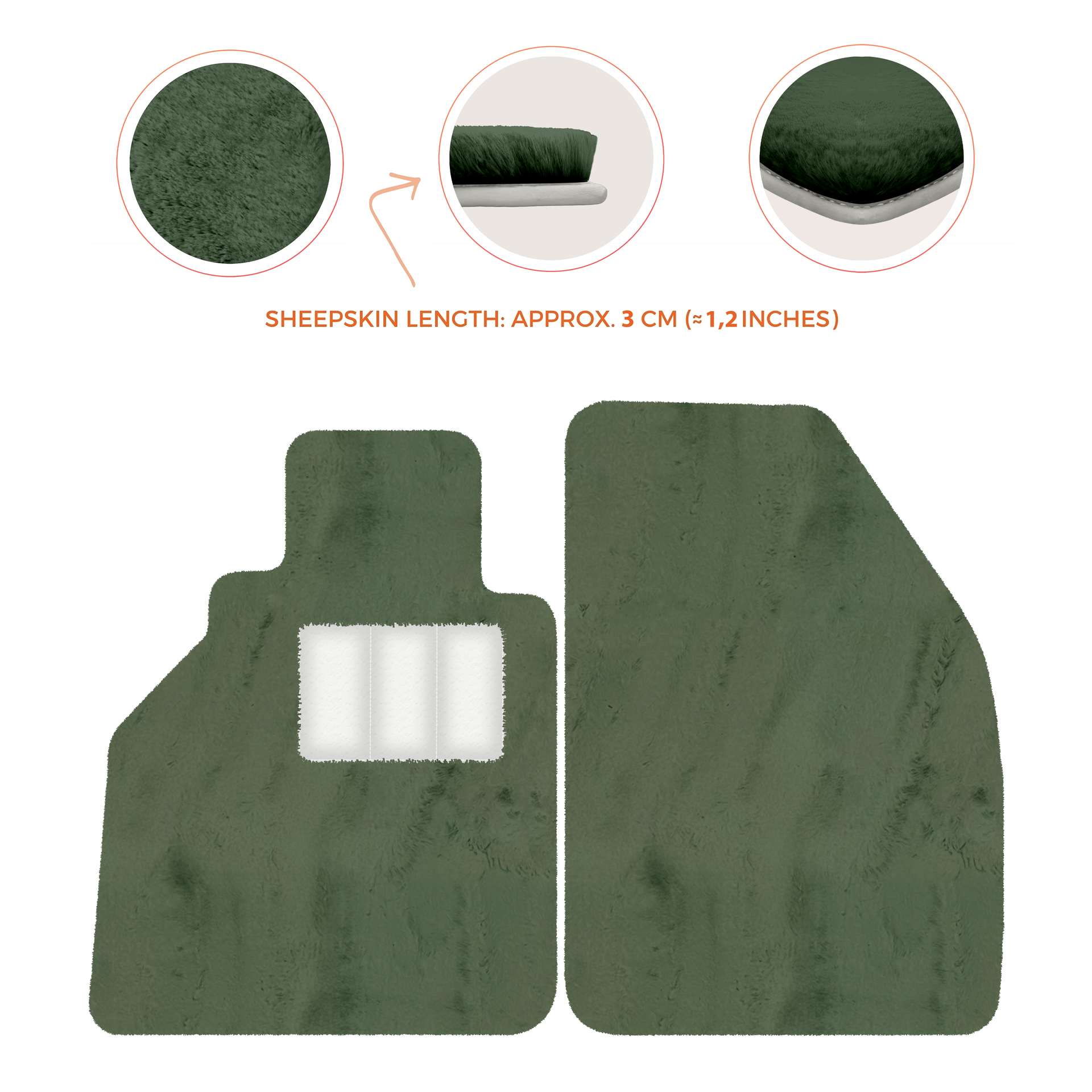 Dark Blue Floor Mats for Porsche 986 Boxster (1996-2004) - AutoWin