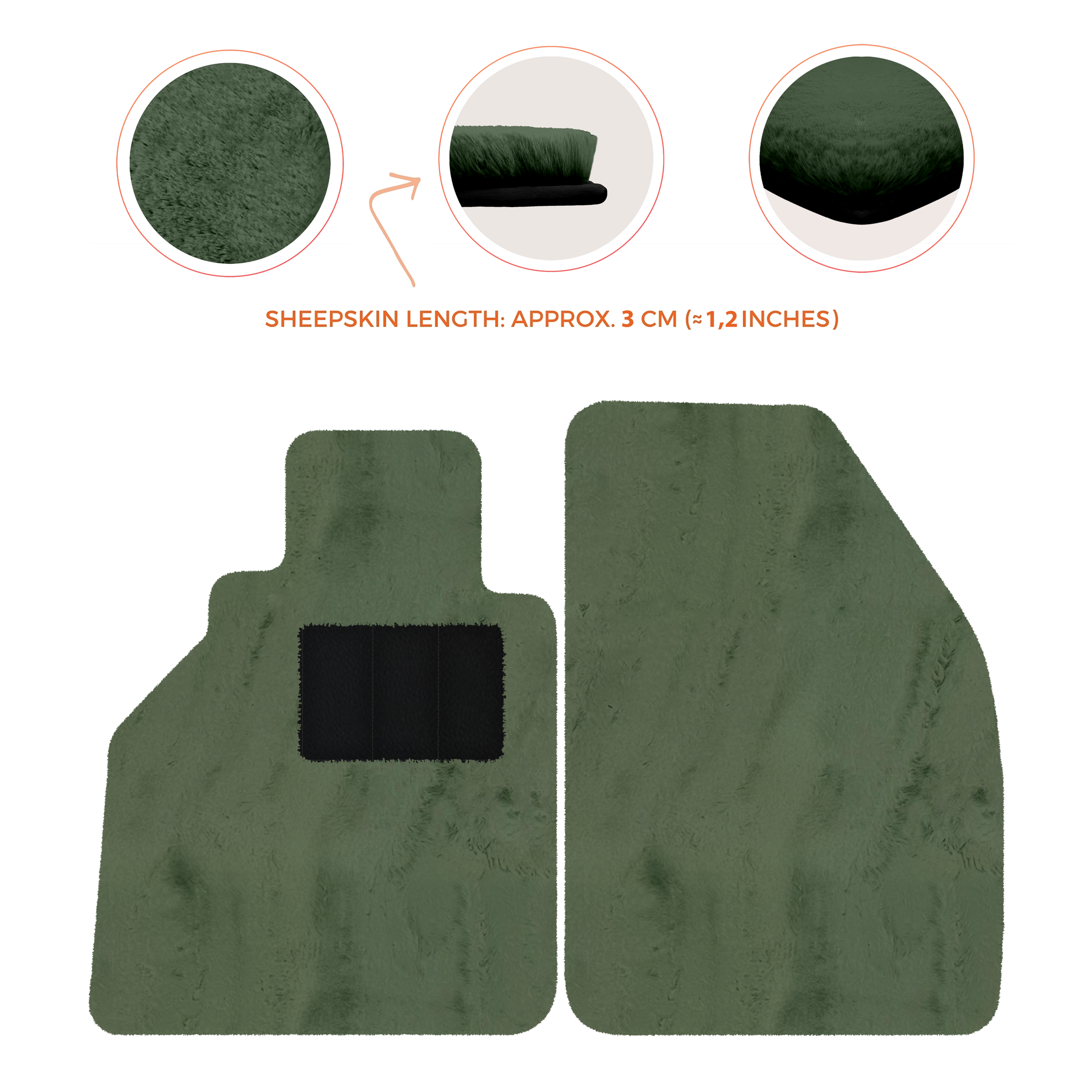 Dark Blue Floor Mats for Porsche 986 Boxster (1996-2004) - AutoWin