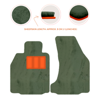 Premium Sheepskin Floor Mats for Porsche 718 Boxster (2016-2023)