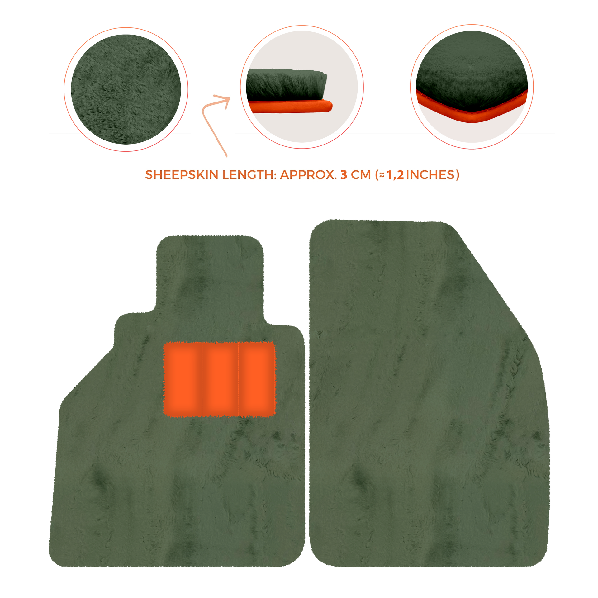 Dark Blue Floor Mats for Porsche 986 Boxster (1996-2004) - AutoWin