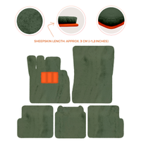 Premium Sheepskin Floor Mats for Ferrari 296 GTS (2022-2025)