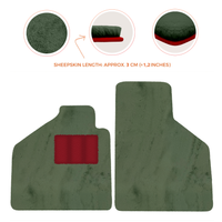 Premium Sheepskin Floor Mats for Lamborghini Aventador (2012-2022)