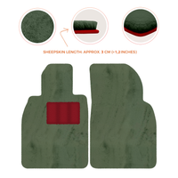 Premium Sheepskin Floor Mats for Porsche Cayenne (2018-2023)