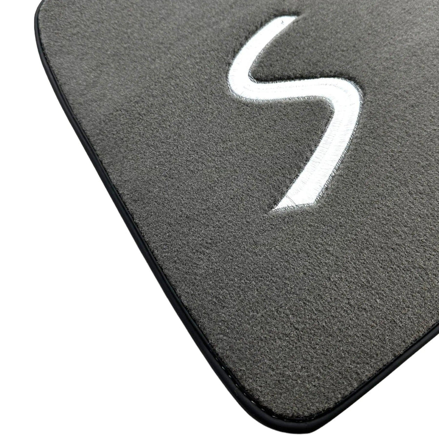Grey Floor Mats for Mini Cabrio R56 Convertible (2009-2016) - AutoWin