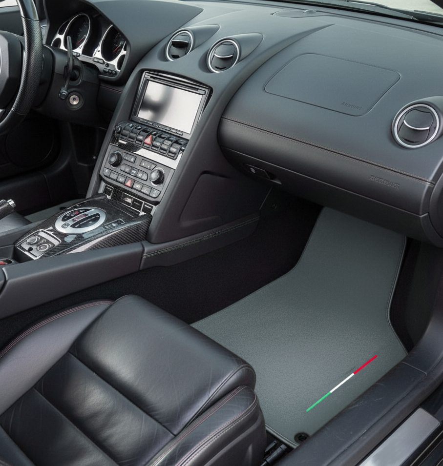 Personalizowane dywaniki do samochodu dla Lamborghini Gallardo Kolor szary
