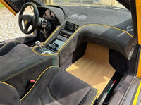 Personalizowane beżowe dywaniki samochodowe do Lamborghini Diablo 1990-2001 z alcantary