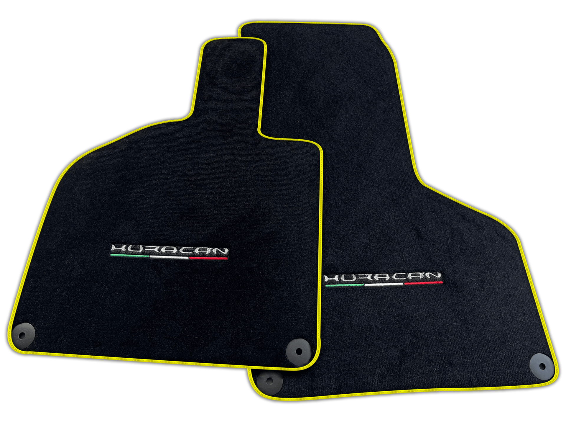 Black Carpet Floor Mats for Lamborghini Huracan | Various Trim Colors