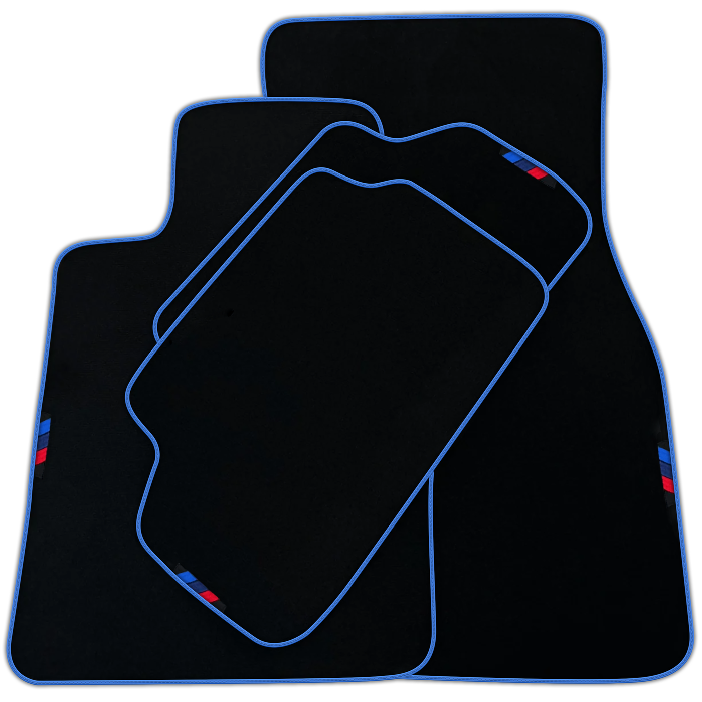 Black Mats For BMW G60 (2023-2026) Sedan | Beige Trim | Various Trim Colors