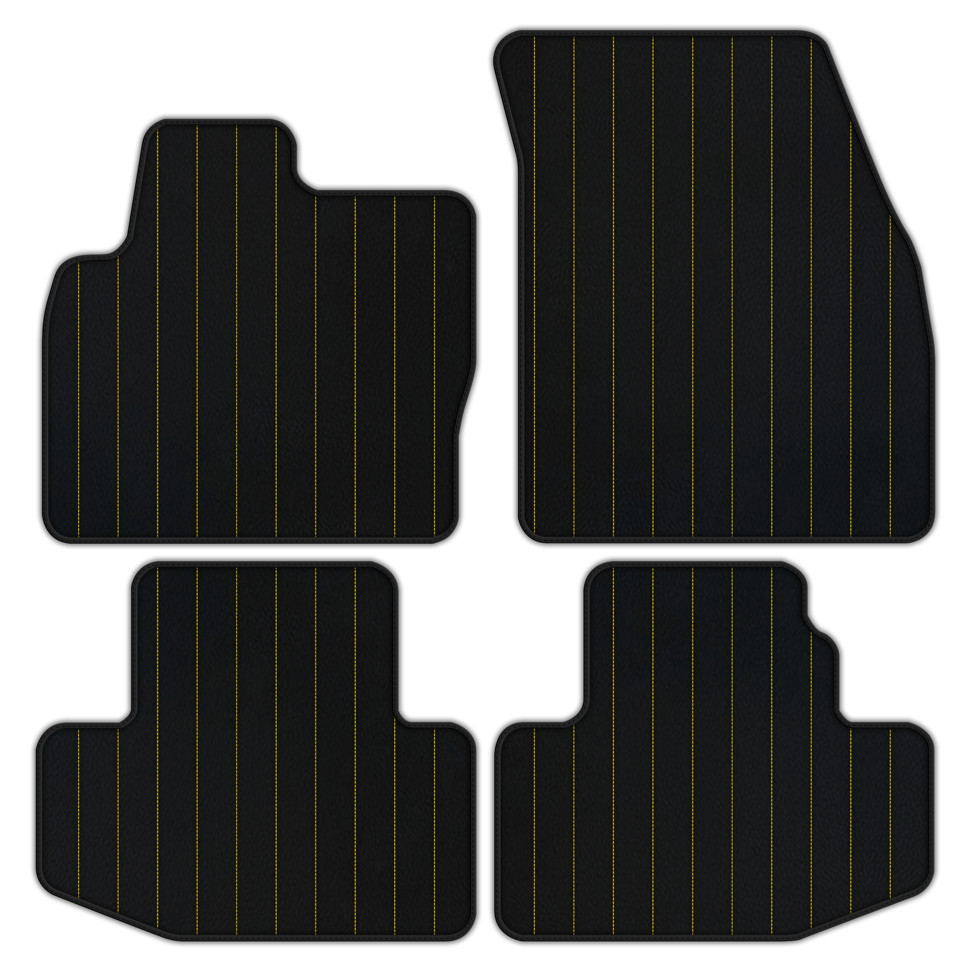 Custom Luxury Leather Floor Mats for 2016-2024 Range Rover Evoque