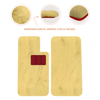 Premium Sheepskin Floor Mats for Aston Martin V8 Virage (1989-1995) Coupe