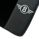 Black Floor Mats for Mini Cooper / One Electric (2020-2023) with Leather - AutoWin