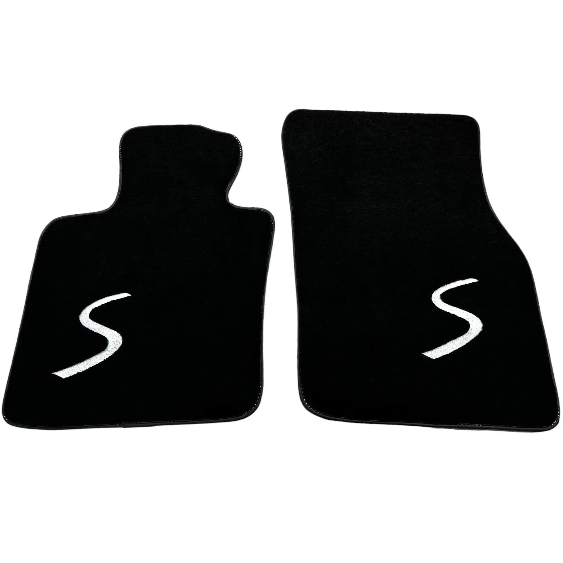Black Floor Mats for Mini Cooper / One F55 5-Doors (2015-2023) - AutoWin