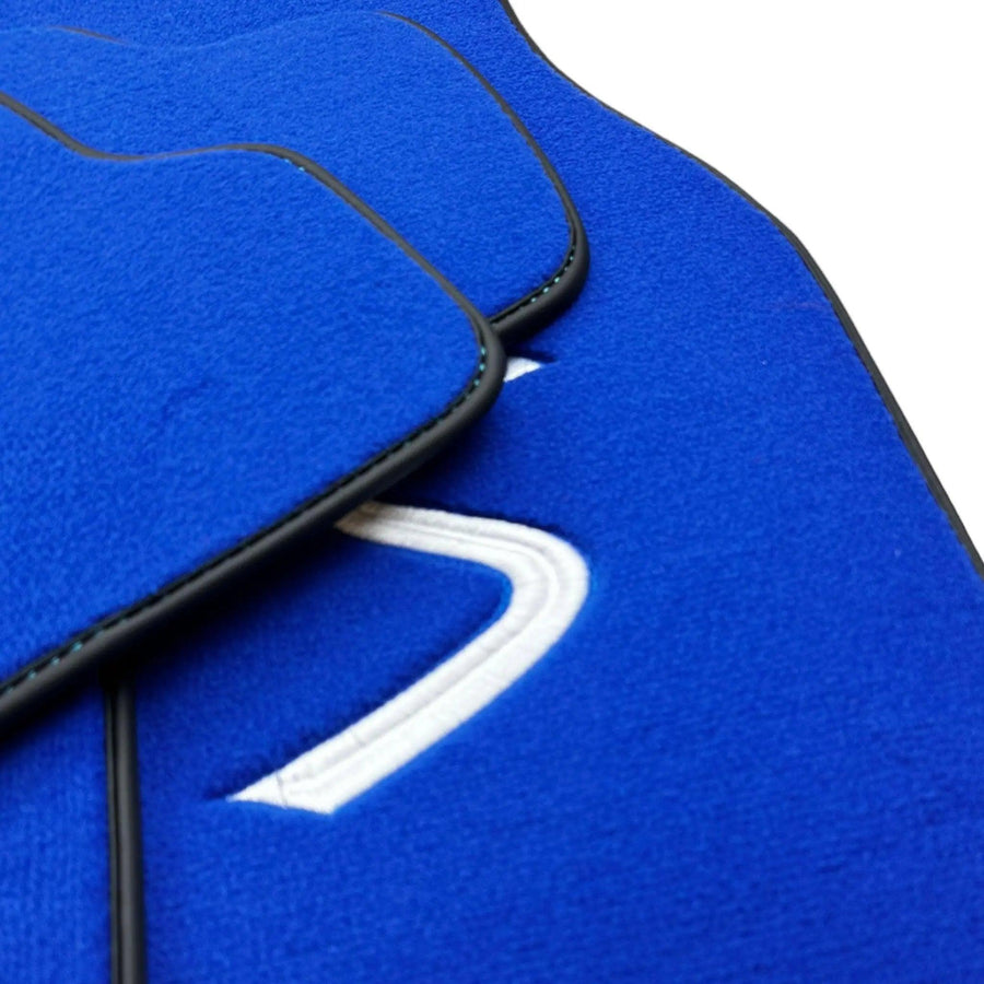 Blue Floor Mats for Mini Cooper / One F55 5-Doors (2015-2023) - AutoWin