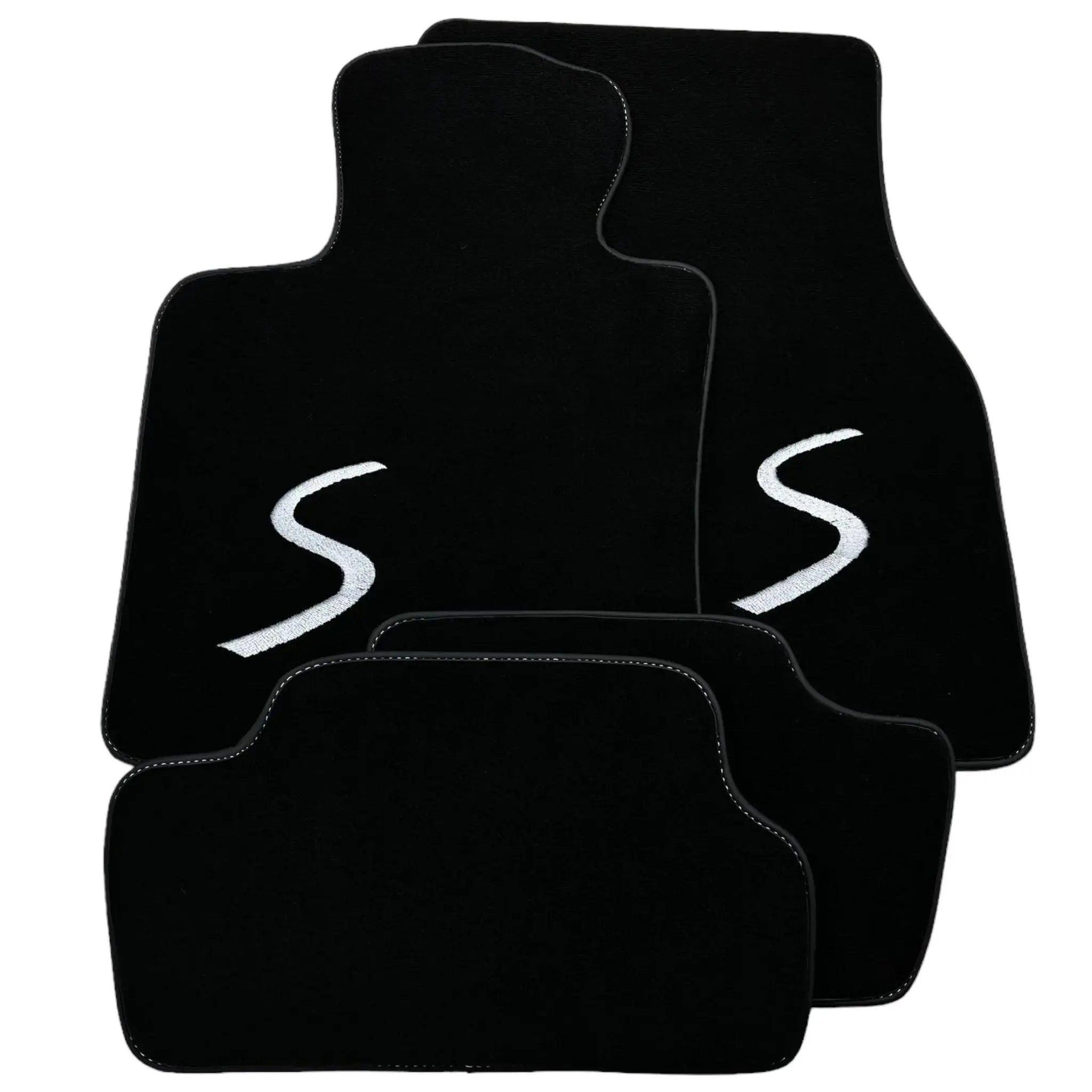 Black Floor Mats for Mini Cooper/One R50 (2001-2007) - AutoWin