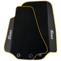 Black Floor Mats for Aston Martin DB9 Volante (2004-2016) Convertible with Leather