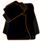 Customizable Black Floor Mats For Mercedes Benz A-Class W177 Hybrid (2019-2023)