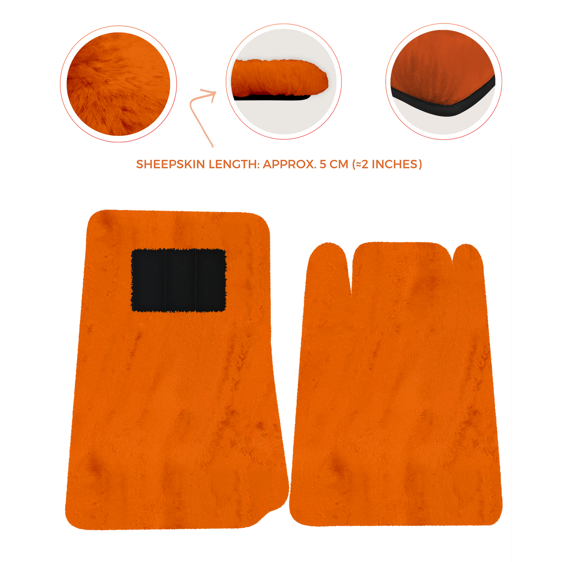 Lamborghini Jalpa Sheepskin Floor Mats (1981-1988) - Premium Luxury