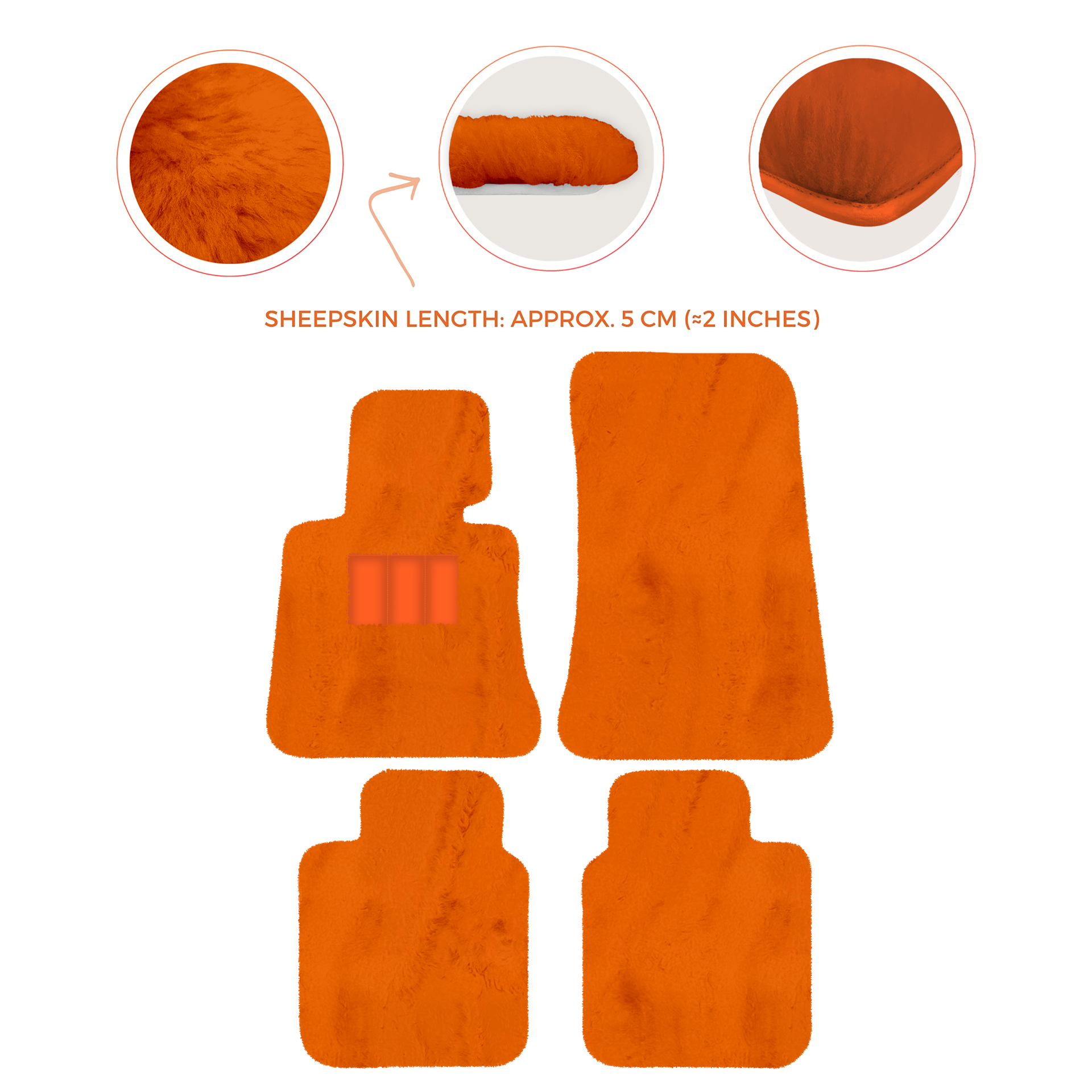 Luxury Sheepskin Floor Mats for Rolls-Royce Ghost Series I (2010-2014)