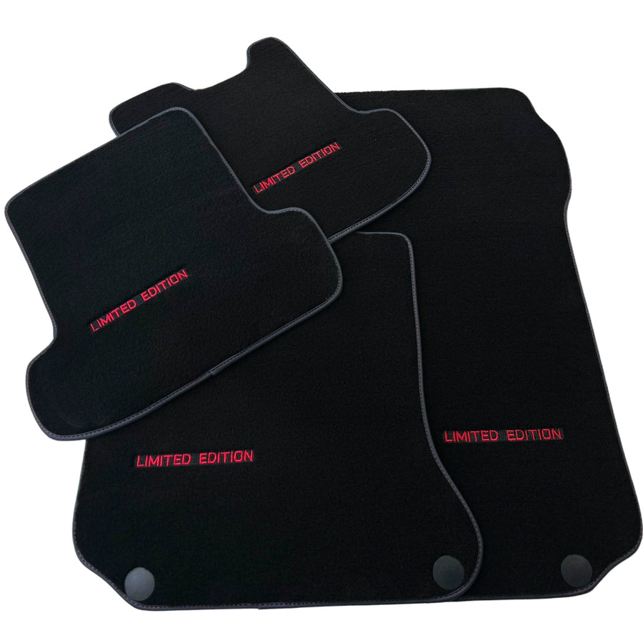 Black Floor Mats For Mercedes Benz A-Class W177 Hatchback (2018-2023) | Limited Edition