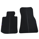 Customizable Carbon Fiber Detailing Black Floor Mats for BMW iX (2022-2024)