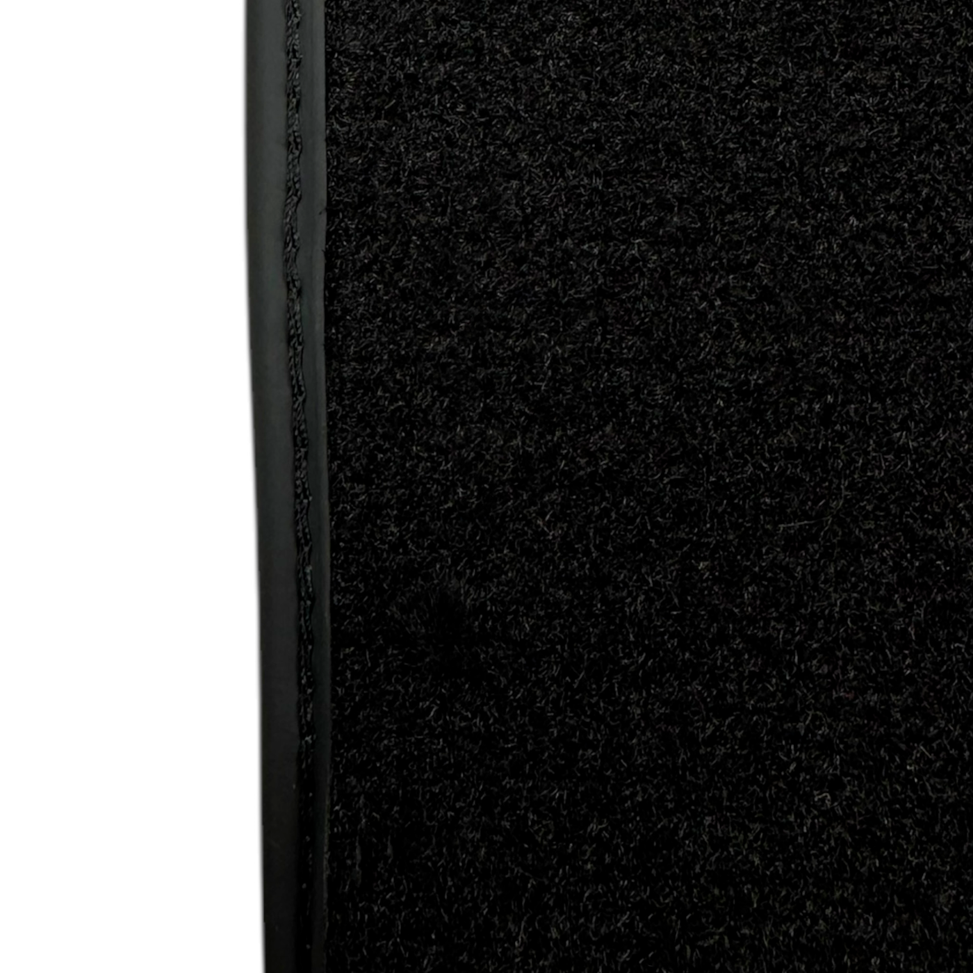 Black Floor Mats for Chevrolet Matiz Hatchback (2011-2013) with Leather | AutoWin