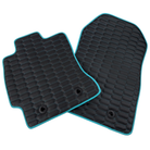 Premium Carbon Fiber Leather Floor Mats for Toyota GT86 (2012-2021)