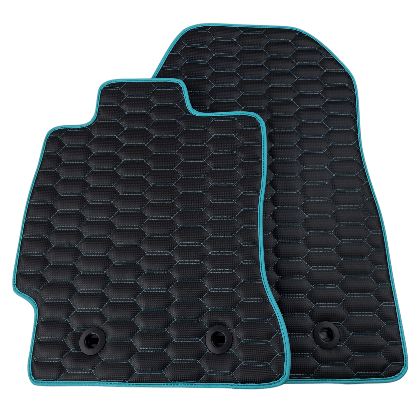 Premium Carbon Fiber Leather Floor Mats for Toyota GT86 (2012-2021)