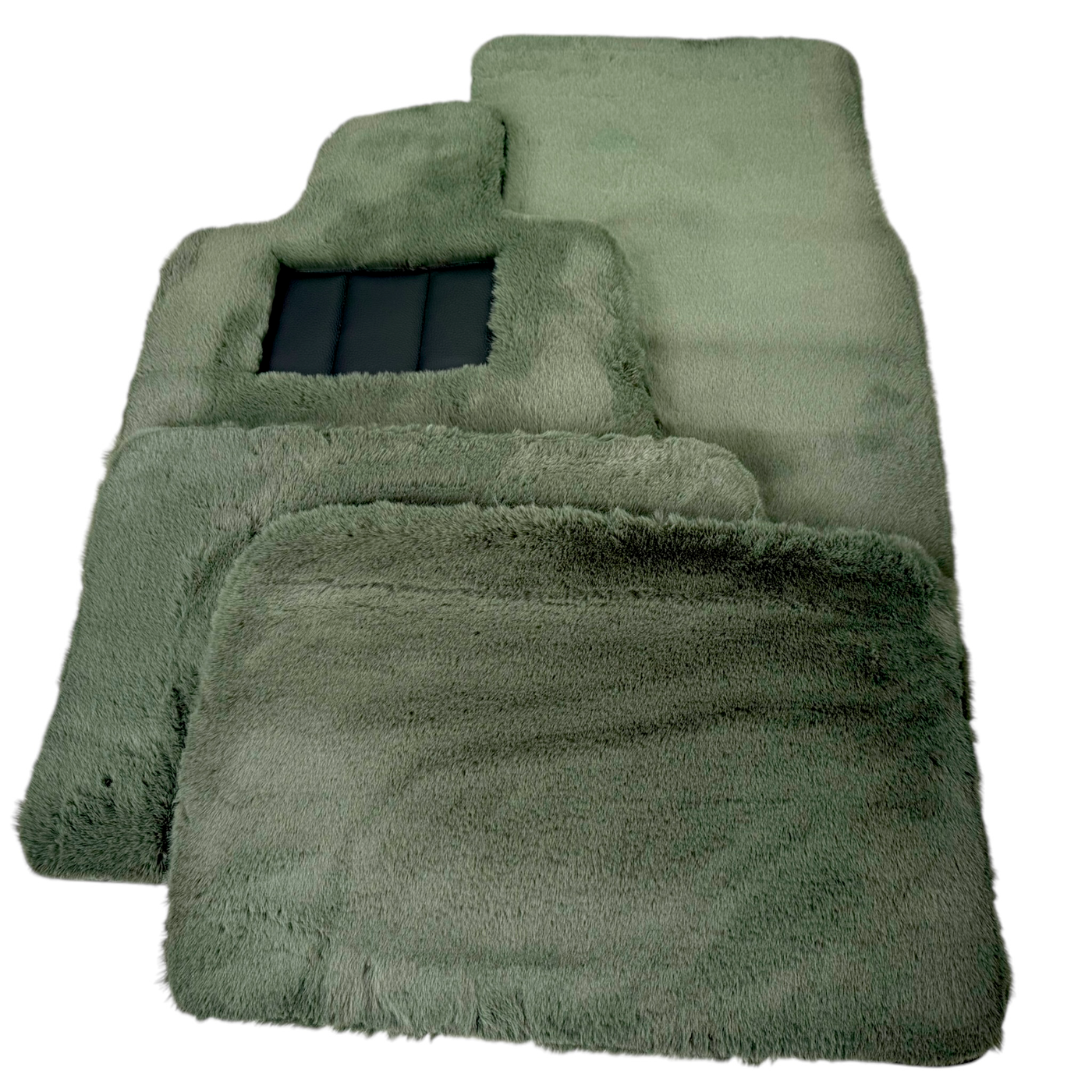 Light Green Sheepskin Floor Mats for Rolls-Royce Cullinan (2018-2025)