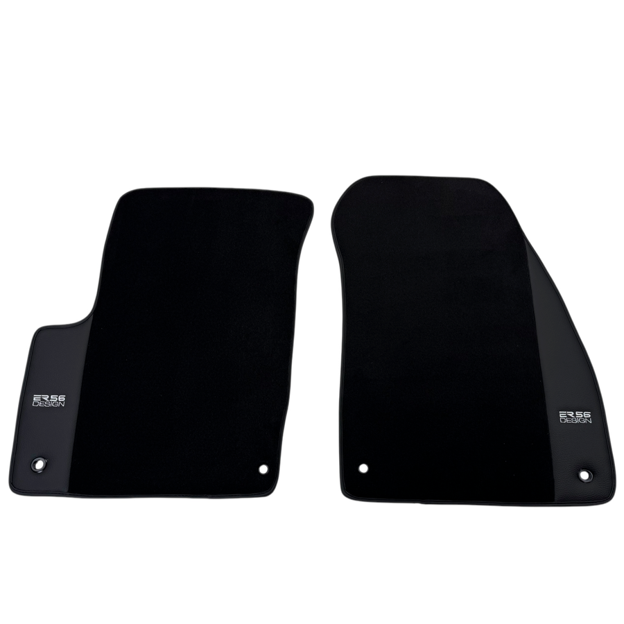 ER56 Design Black Floor Mats for Dodge Journey (2008-2011) with Leather