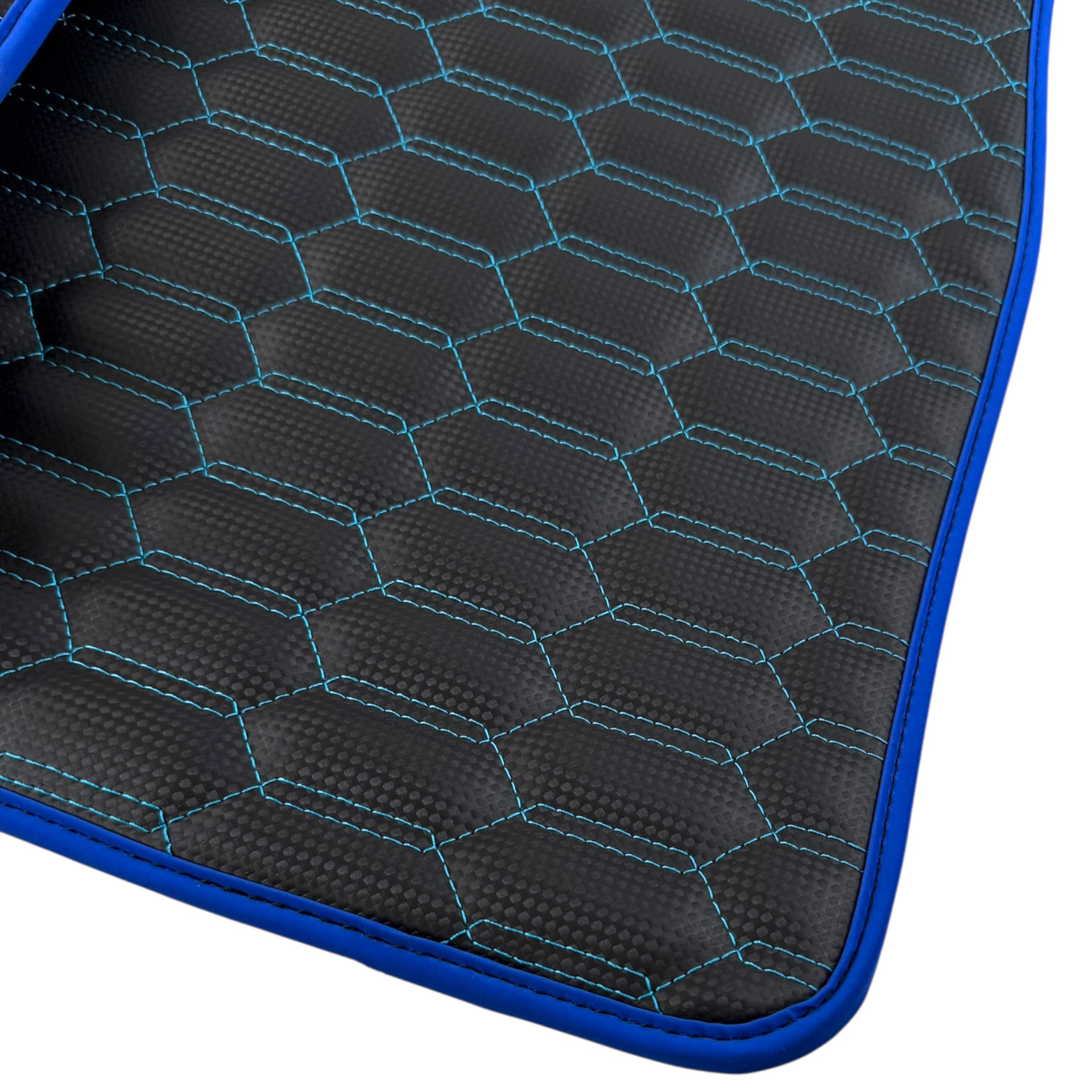 Premium Carbon Fiber Leather Floor Mats for Toyota GT86 (2012-2021)