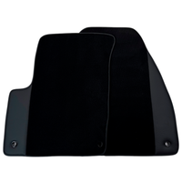 Black Floor Mats for Chevrolet Captiva C100 5-Seater (2006-2011) with Leather | AutoWin